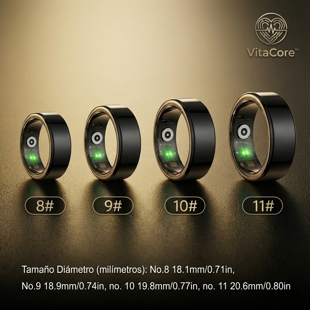 VitaCore™ Anillo Inteligente | Monitoreo completo de tu salud