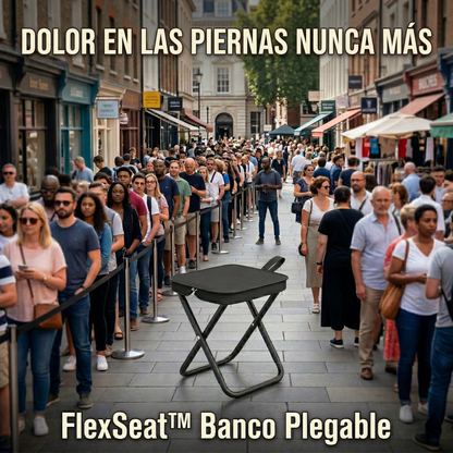 FlexSeat™ Banco Plegable | Comodidad portátil en cualquier lugar