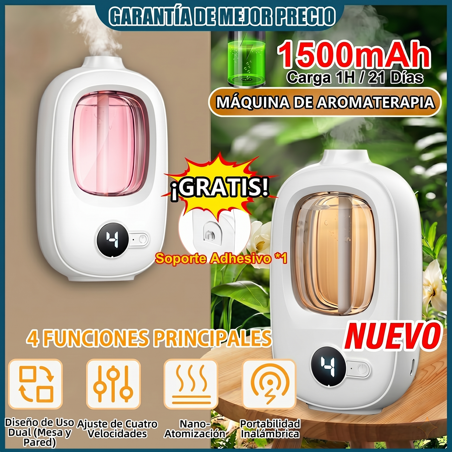 ZenAir™ Aromatizador Automático [Ambiente sofisticado y relajante]