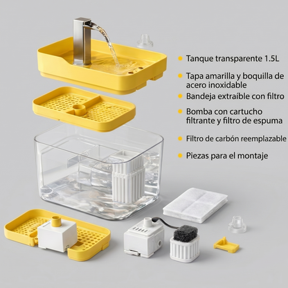 AquaPet™ Fuente Automática [Hidratación saludable para tu mascota]