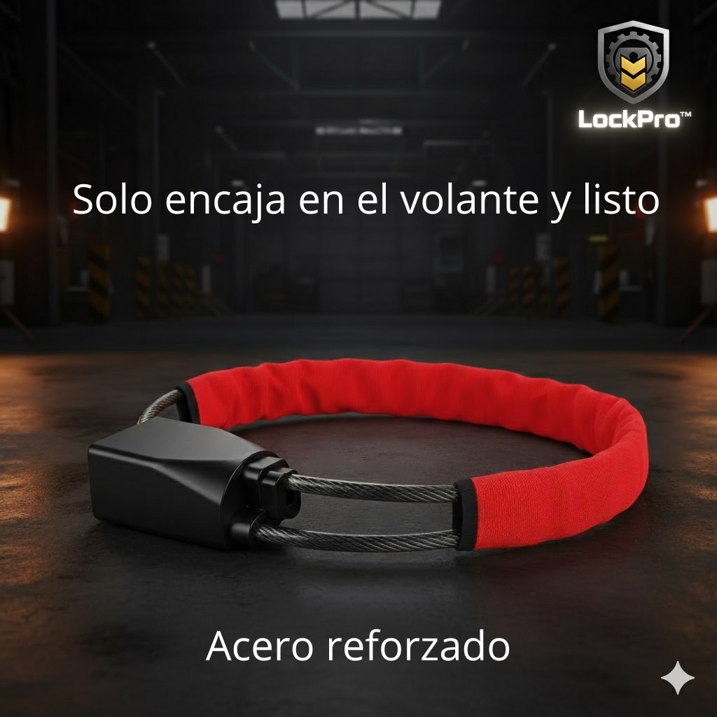 LockPro™ Bloqueador de autos | Protección máxima contra robos
