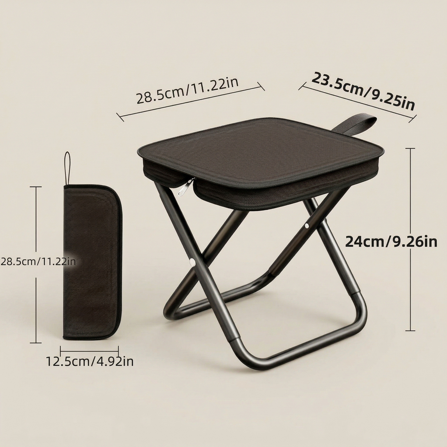 FlexSeat™ Banco Plegable | Comodidad portátil en cualquier lugar
