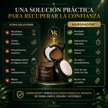 HairShadow™ Sombra Capilar [Cobertura natural e instantánea]