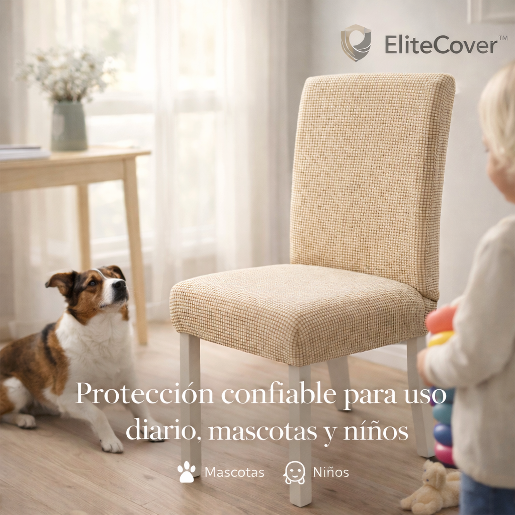 EliteCover™ Funda para Silla | Imagen renovada y 100% impermeable