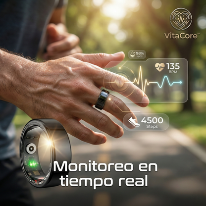 VitaCore™ Anillo Inteligente | Monitoreo completo de tu salud