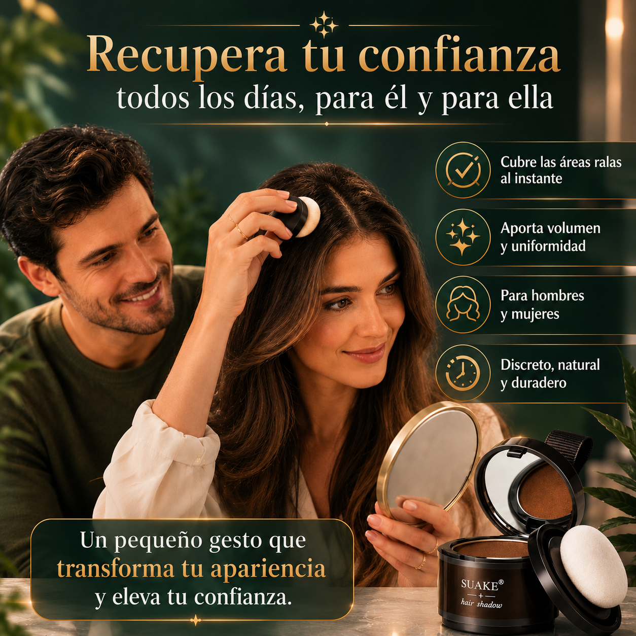 HairShadow™ Sombra Capilar [Cobertura natural e instantánea]