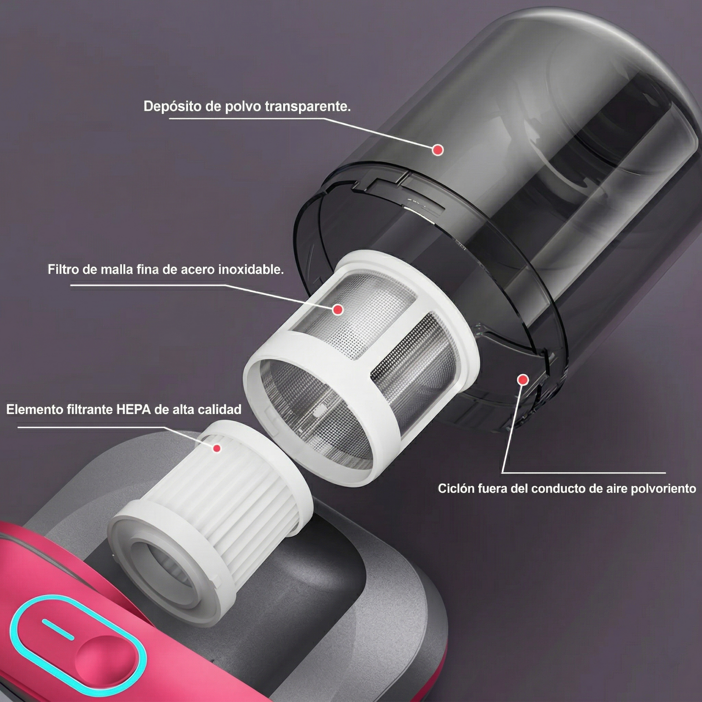 CleanVac™ Aspiradora Antiácaros [Limpieza profunda sin esfuerzo]