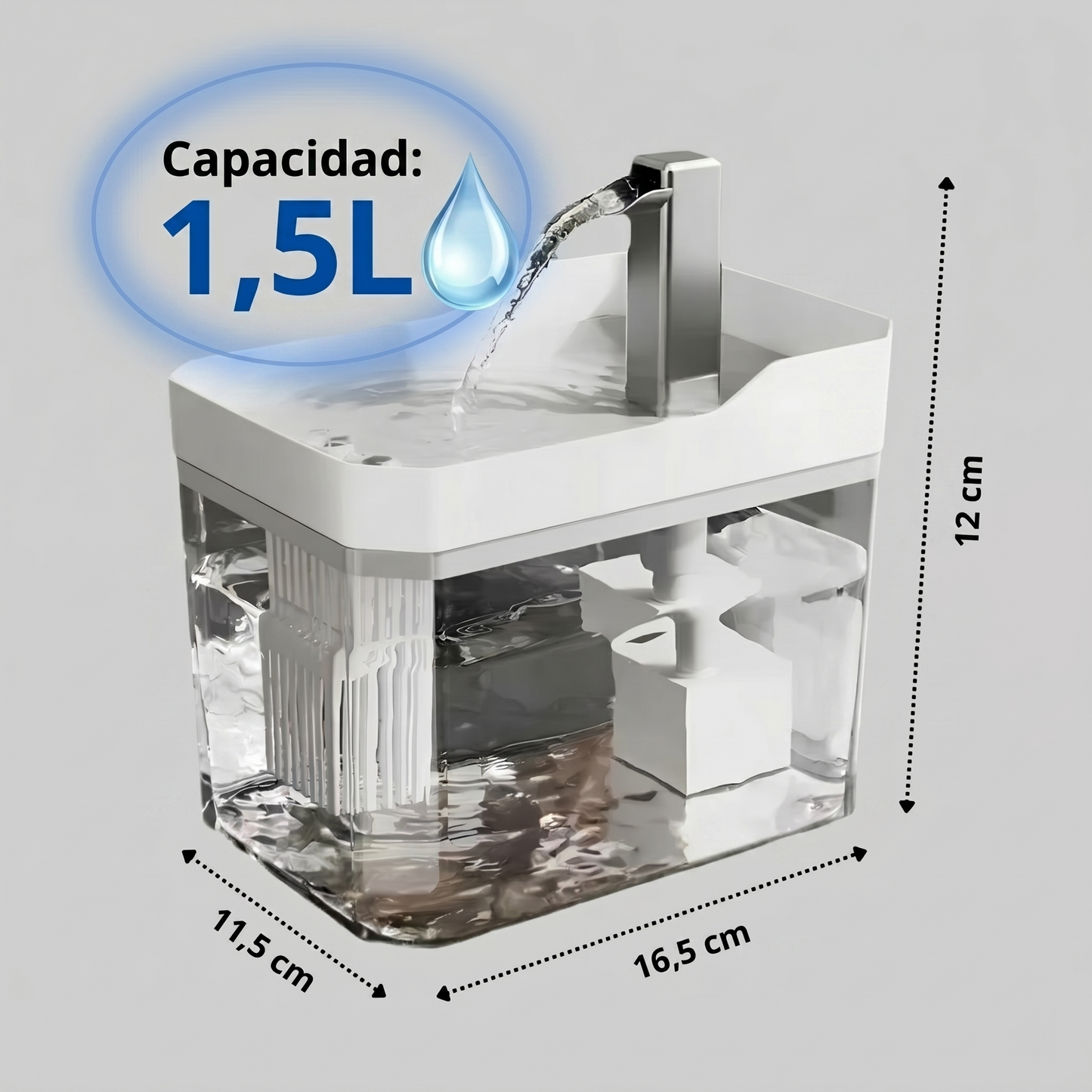 AquaPet™ Fuente Automática [Hidratación saludable para tu mascota]