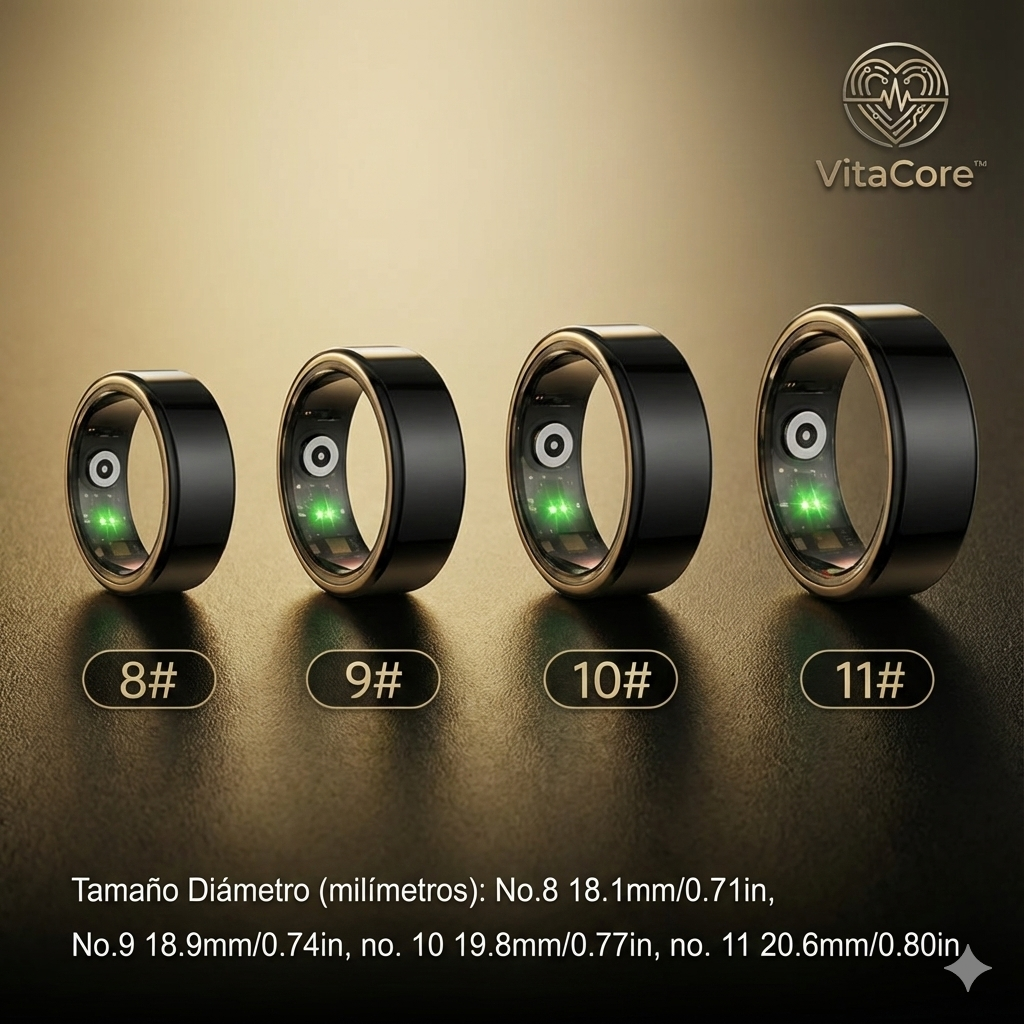 VitaCore™ Anillo Inteligente | Monitoreo completo de tu salud